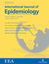 International Journal Of Epidemiology期刊封面